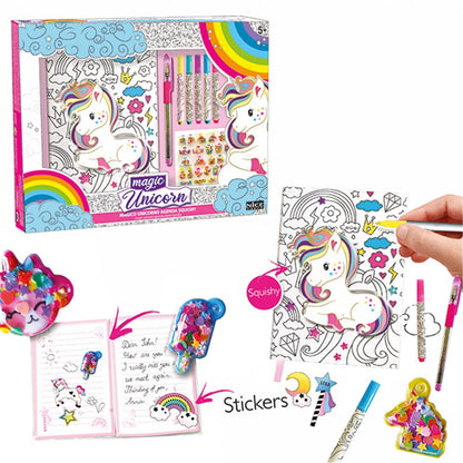 Nice Magic Unicorn Tagebuch-Set