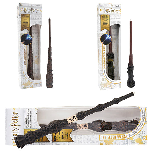 WOWStuff! Harry Potter magic wand with light, assorted, 20 cm