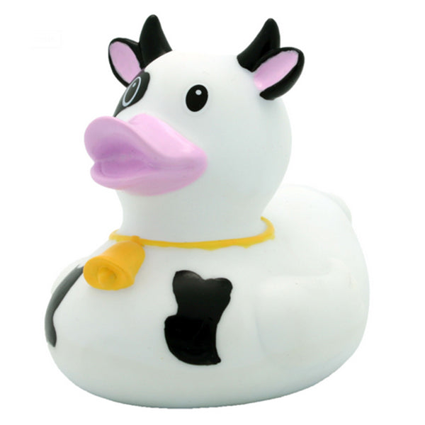 Canard en caoutchouc vache noir