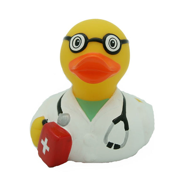 Médecin urgentiste canard en caoutchouc