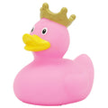 Badeente mit Krone, rosa – Produktbild 1