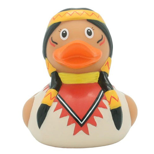 Canard en caoutchouc femme indienne