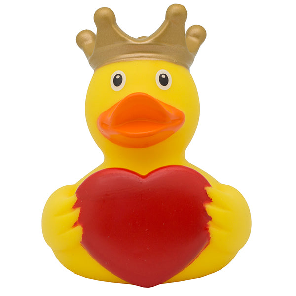 LiLaLu rubber duck with heart