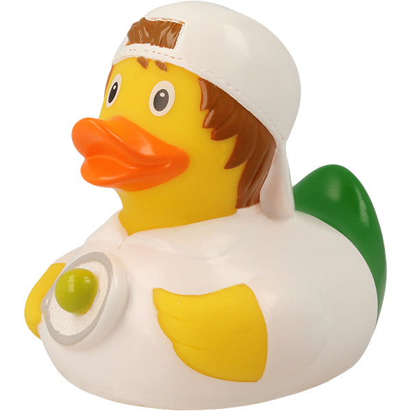 Sombo rubber duck tennis player