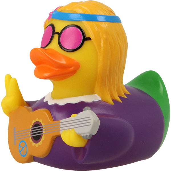 LiLaLu rubber duck hippie woman