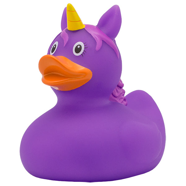 Sombo rubber duck unicorn purple