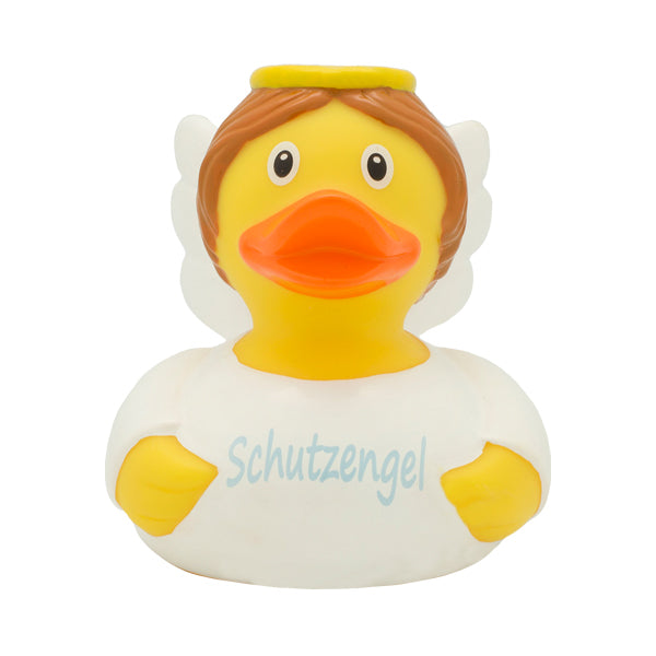 LiLaLu canard de bain ange gardien blanc