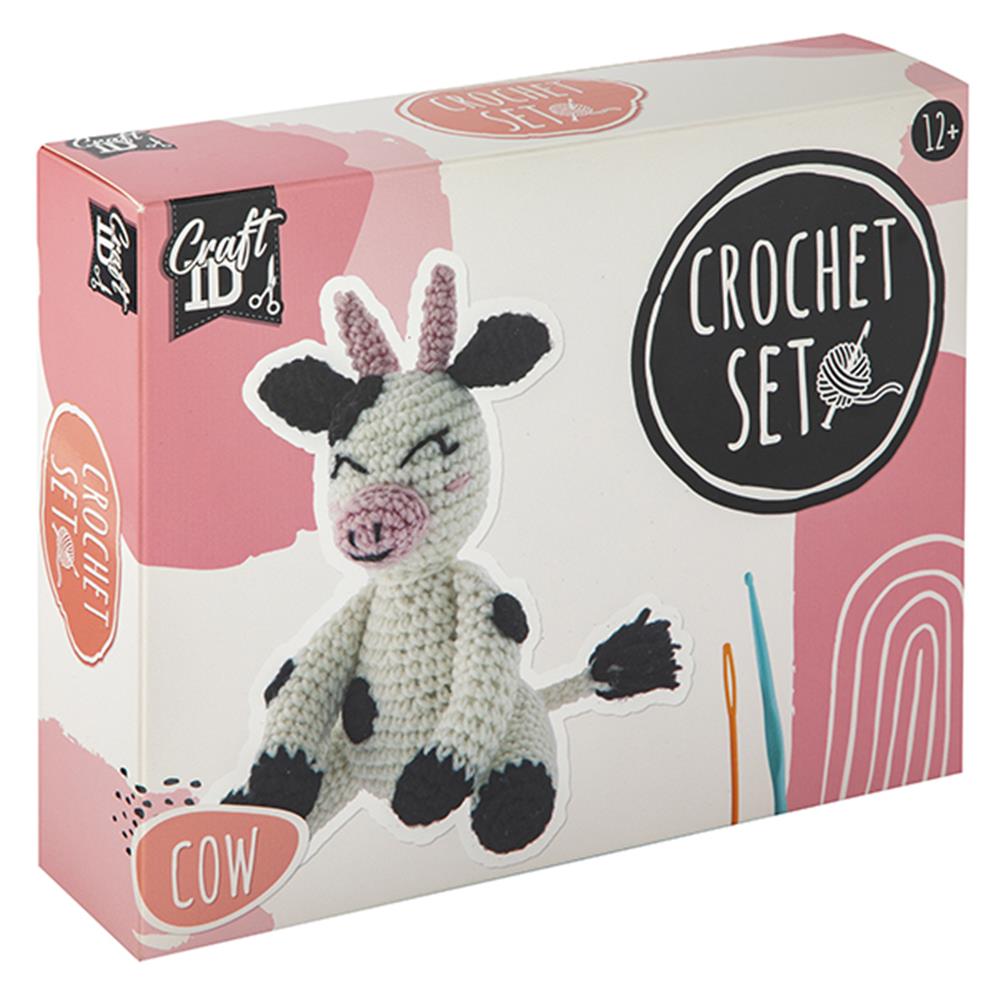 Crochet set cow