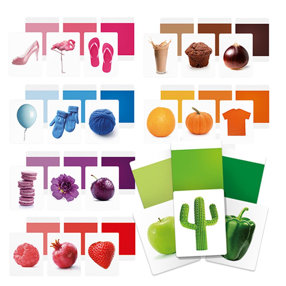 Sombo Montessori Flashcards Farben