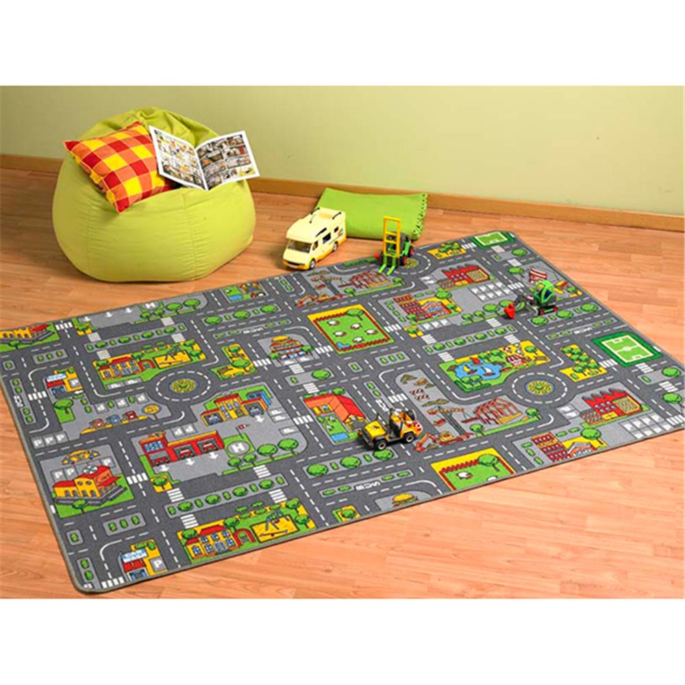 Tapis de jeu ville, 100 x 190 cm