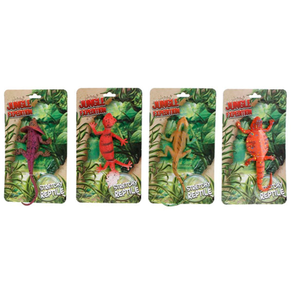 Reptiles extensibles Sombo 18-23 cm, assortis