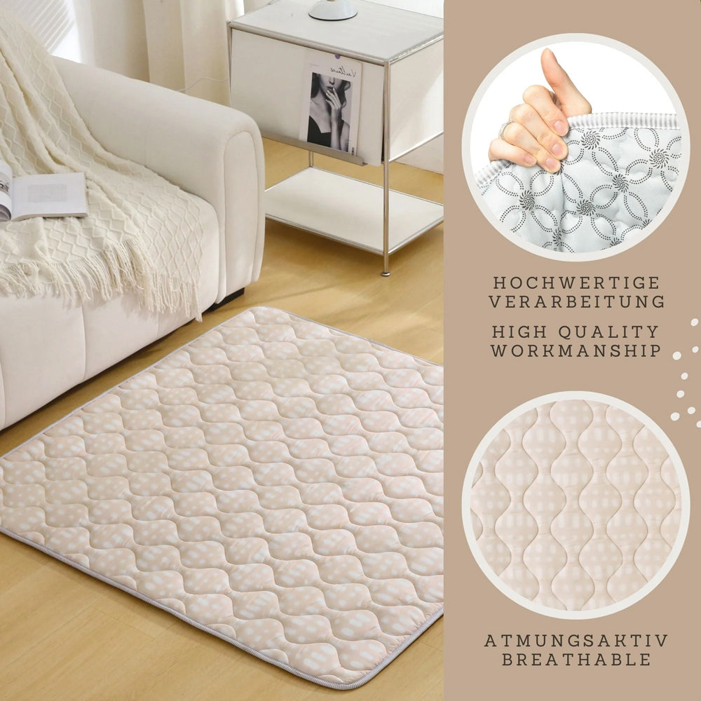 Hakuna Mat Play Mat, Hygge, 1.27 x 1.27 m, Beige