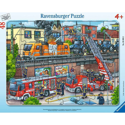 Ravensburger Feuerwehreinsatz an den Bahngleisen