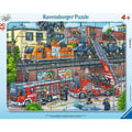 Puzzle Feuerwehreinsatz an den Bahngleisen, 48 Teile – Produktbild 1