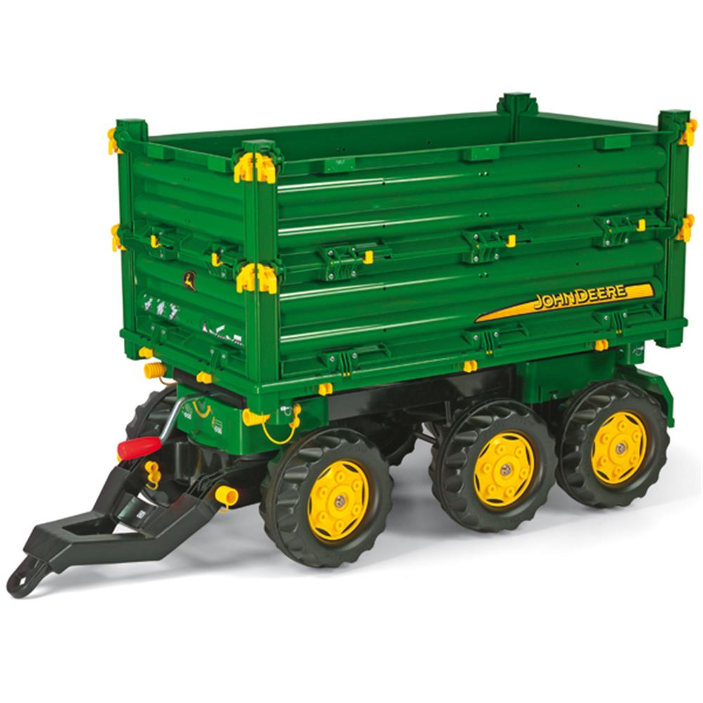 RollyToys Multi Anhänger John Deere, 3-achsig