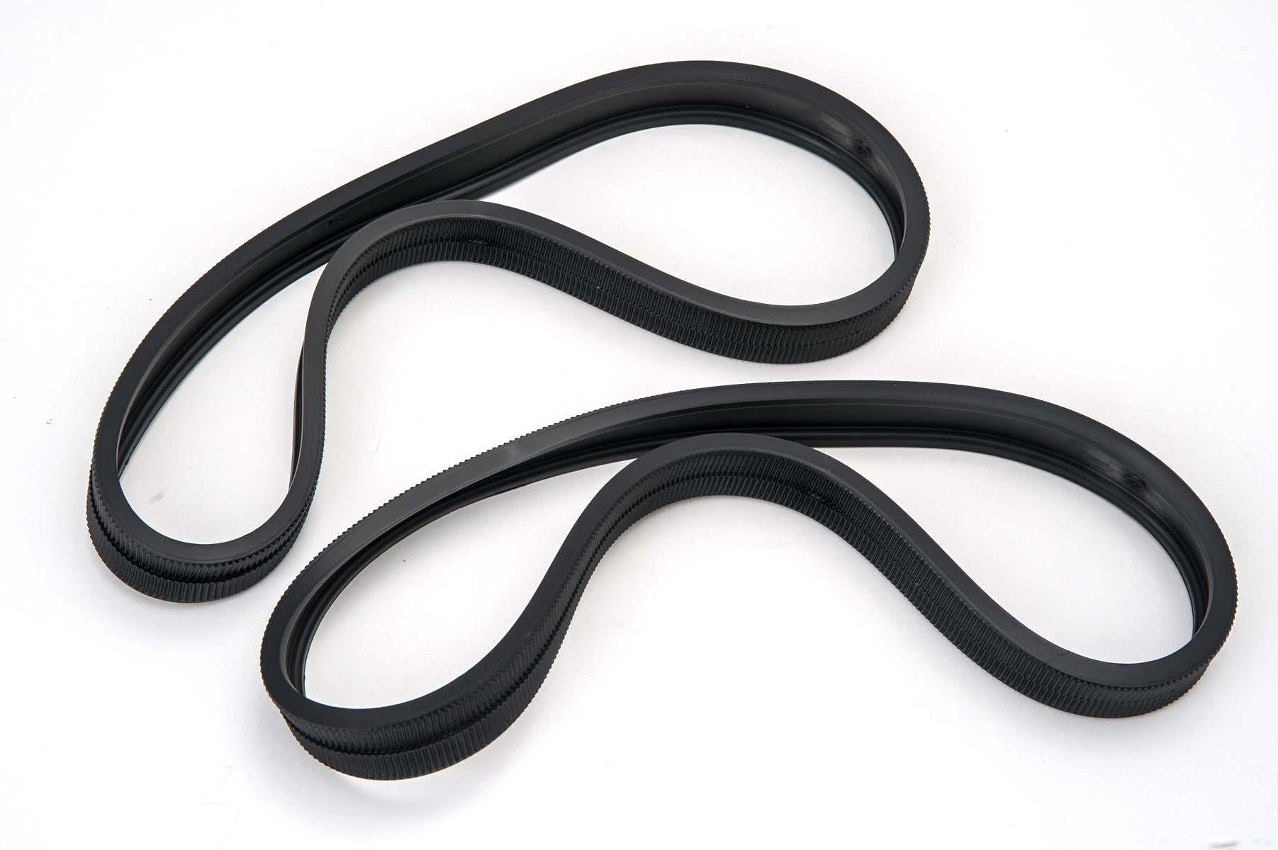 2 Laufreifen 315 x 25 mm, schwarz