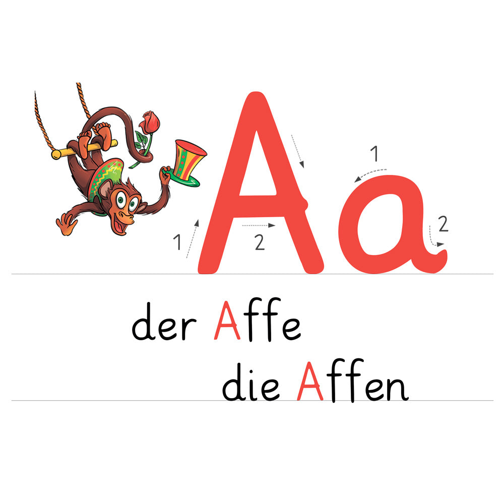 * Alleovs Lernposter Mein erstes ABC der Zirkustiere