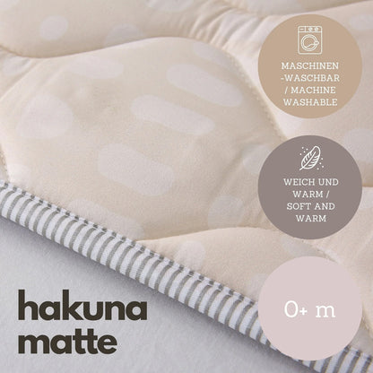 Hakuna Mat Play Mat, Hygge, 1.27 x 1.27 m, Beige