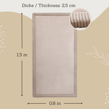 Hakuna Matte Samtmatte, Wolke, 1.5 x 0.8 m, Beige