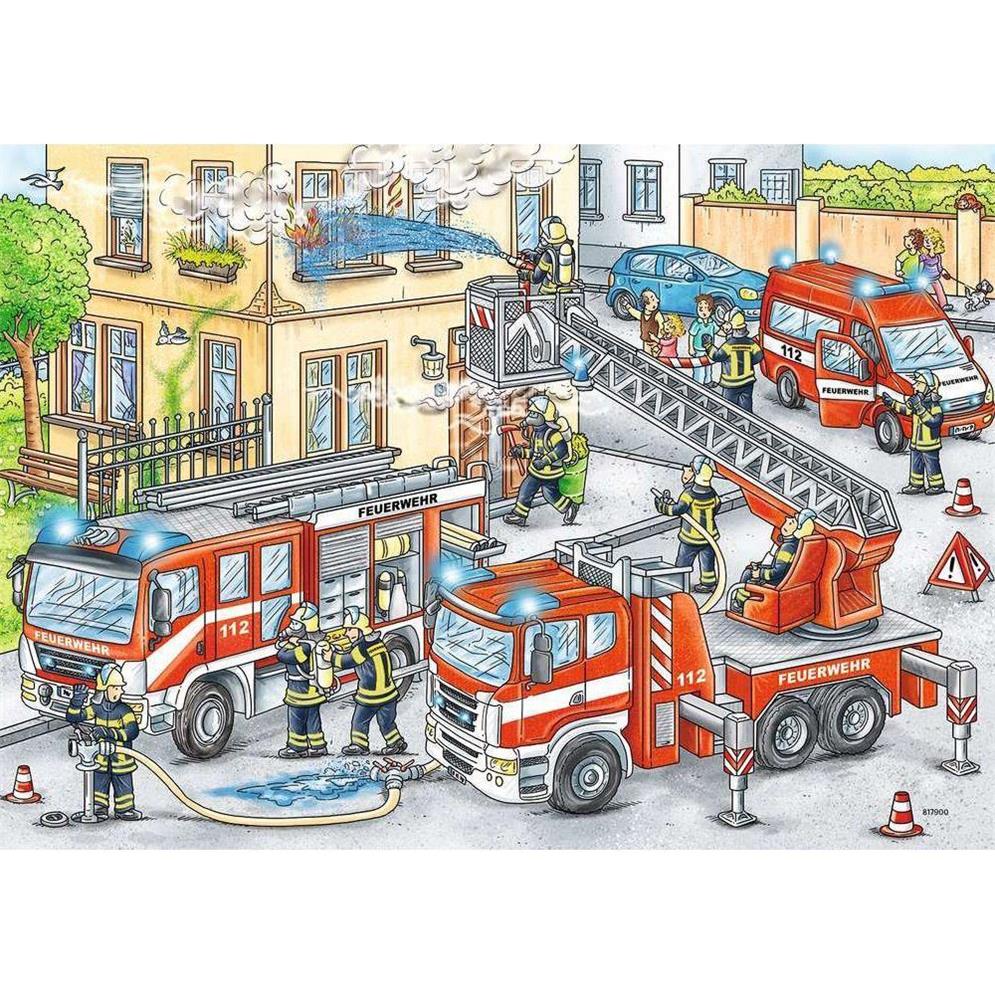 Puzzle Helden im Einsatz, 2 x 24 Teile – Produktbild 2