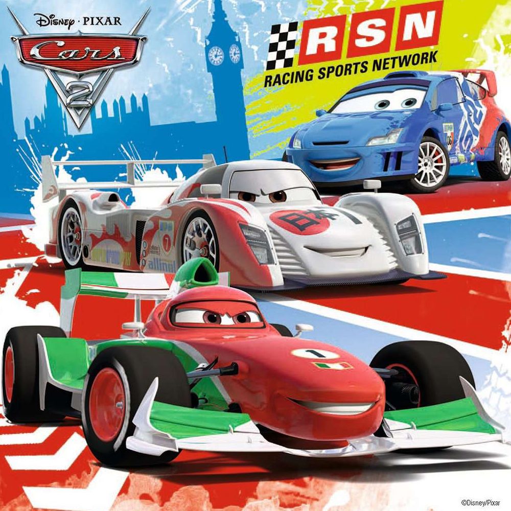 Puzzle Weltweiter Rennspass, 3 x 48 Teile