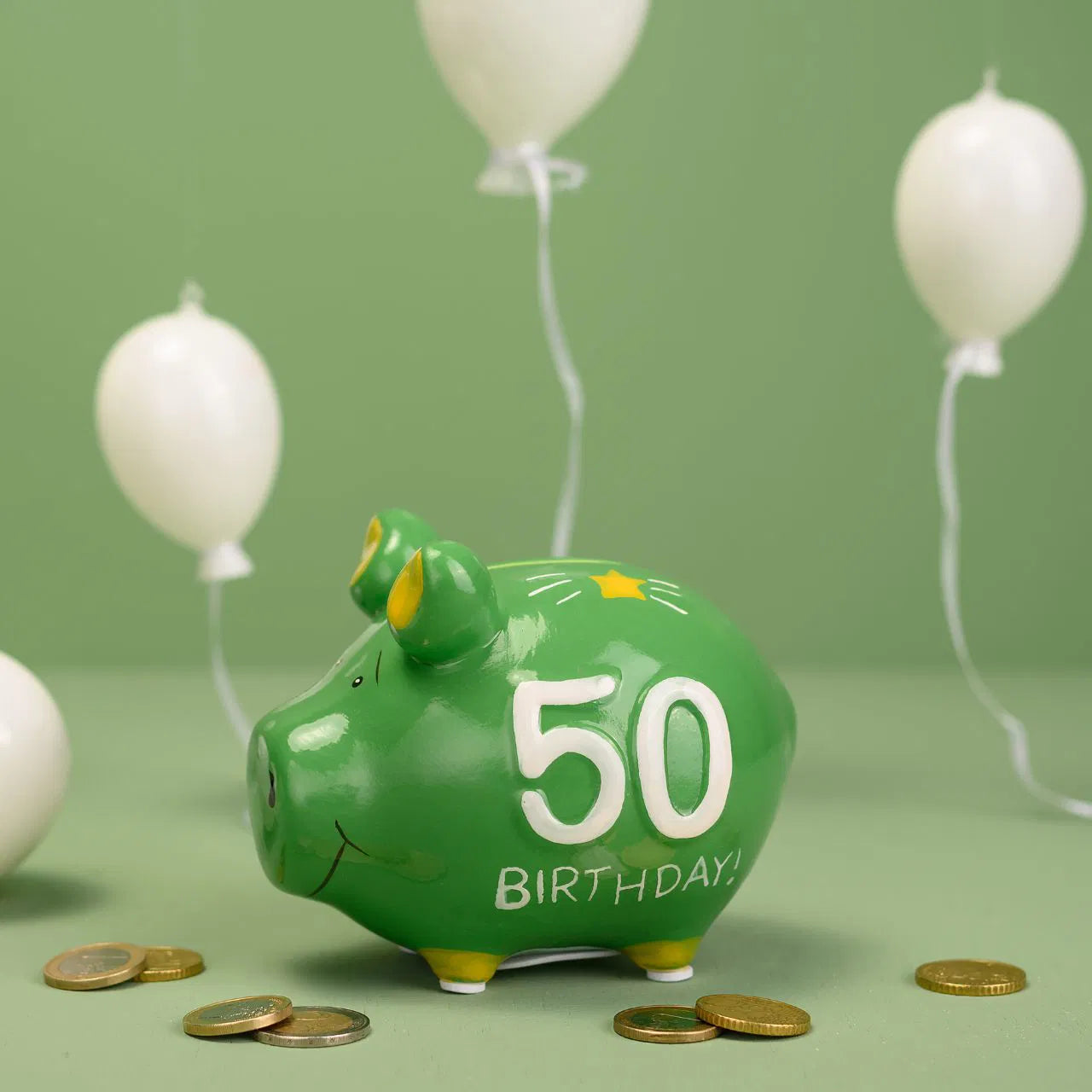 Sparschwein, 50 - Jahreszahl