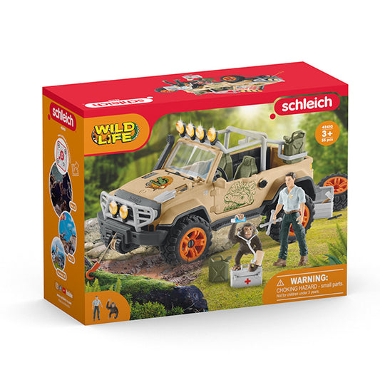 Schleich off-road vehicle with cable winch