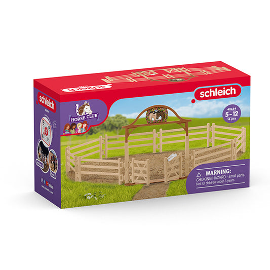 Schleich horse paddock with entrance gate
