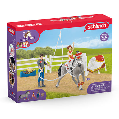 Schleich Horse Club Mias Ensemble d'équitation de voltige