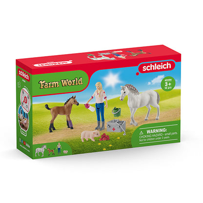 Schleich doctor's visit for mare and foal