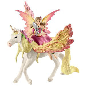 Schleich Feya with Pegasus unicorn