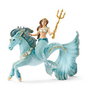 Schleich Mermaid Eyela on underwater horse