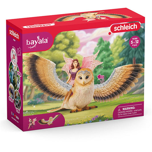 Schleich Bayala Elf on Glitter Owl