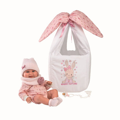 Babypuppe Nica mit Tragetasche 40cm