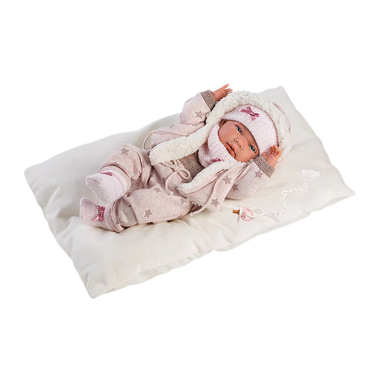 Llorens baby doll Nica with hooded jacket 40cm