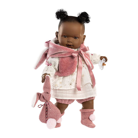 Llorens baby doll Nicole dark-skinned 42cm