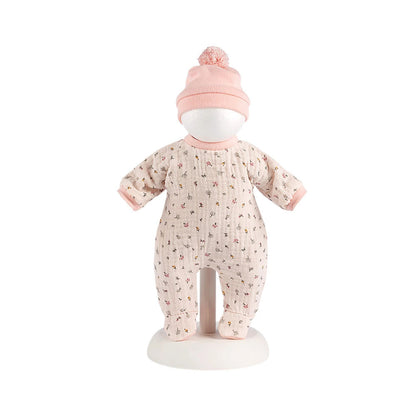 Pyjamaset beige Blumen 32cm