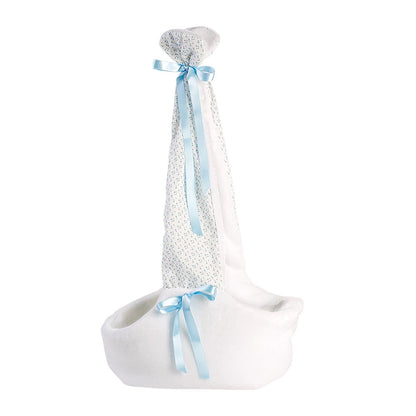 Llorens baby doll with hanging cradle blue 42cm