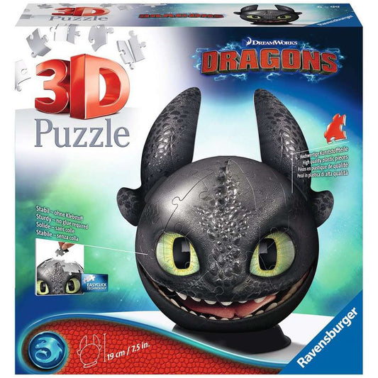 Ravensburger Dragons Toothless with ears