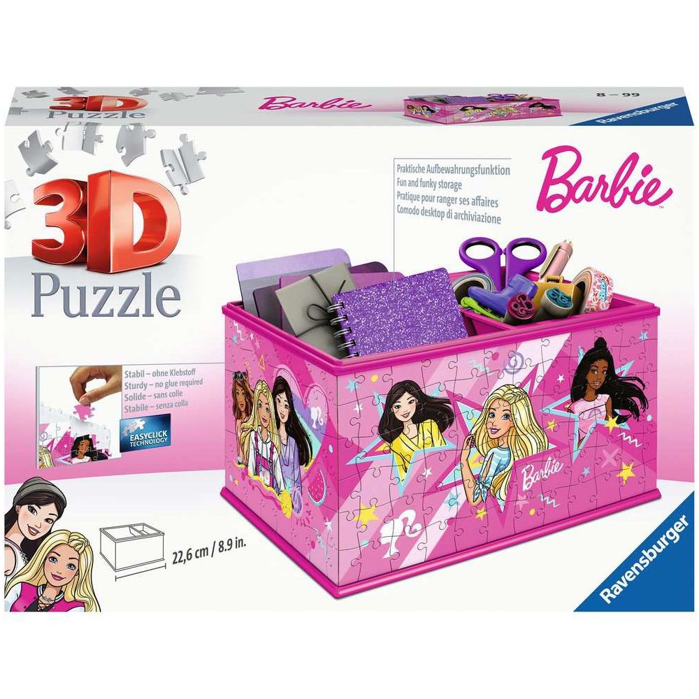 Ravensburger Boîte de puzzle 3D Barbie