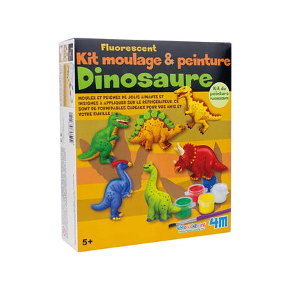 Ensemble de plâtre et de peinture fluorescents pour dinosaures, 4 m