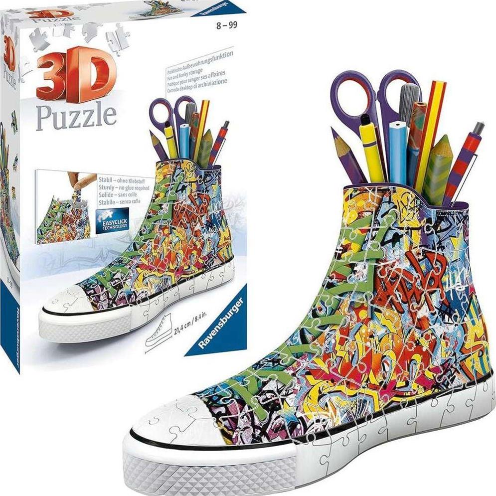3D Puzzle Sneaker Graffiti