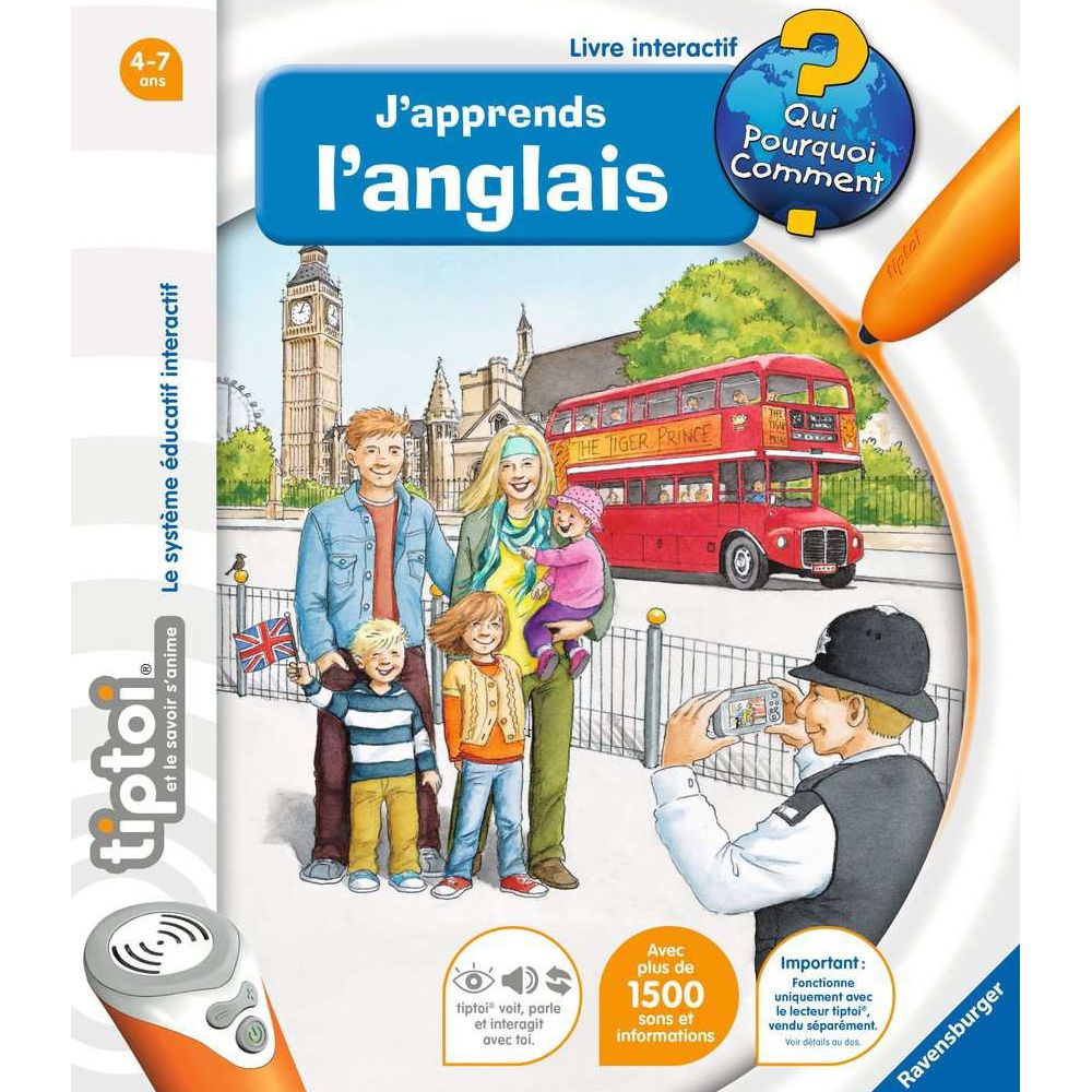 Ravensburger tiptoi® J'apprends l'anglai