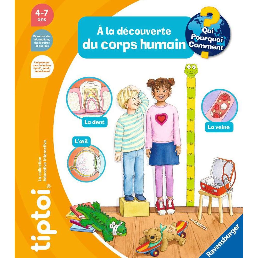 Ravensburger tiptoi® Je découvre le corps humain