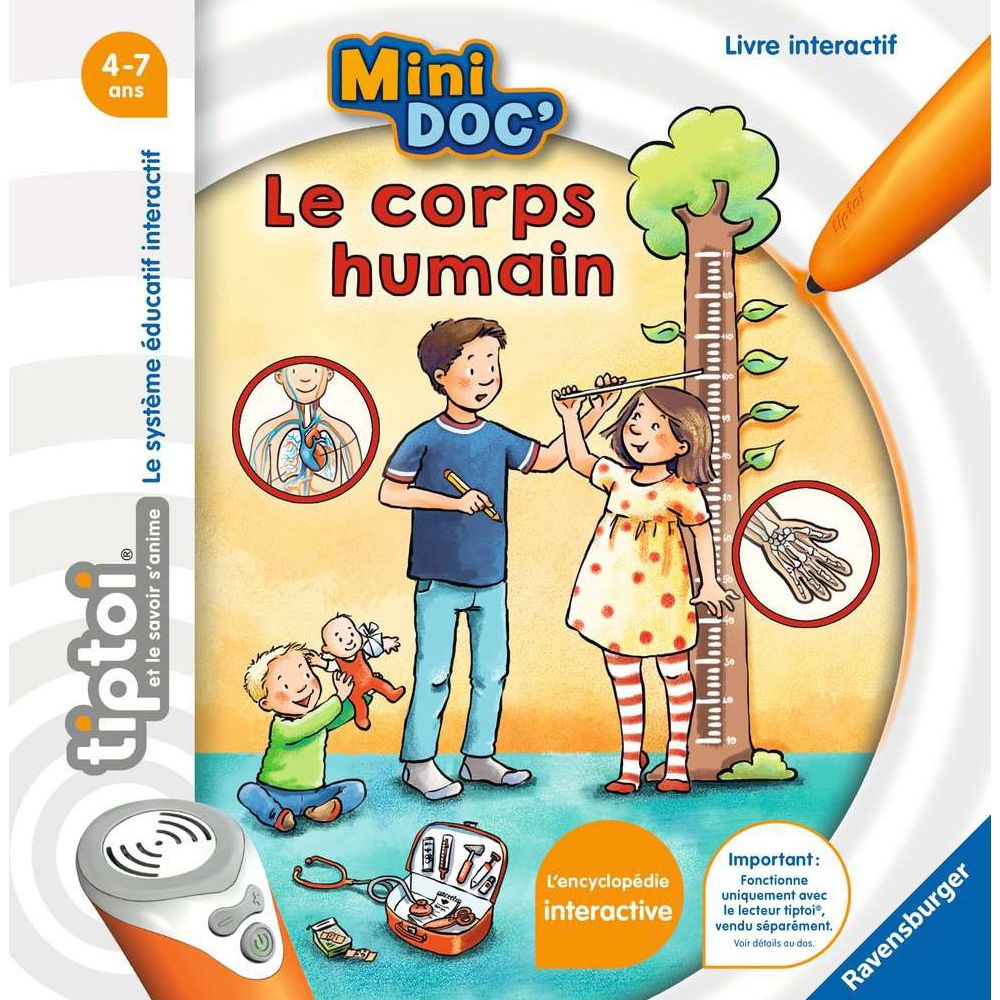 Ravensburger tiptoi® Mini Doc' Le corps humain