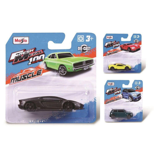 Maisto 3 vehicles in blister pack, assorted