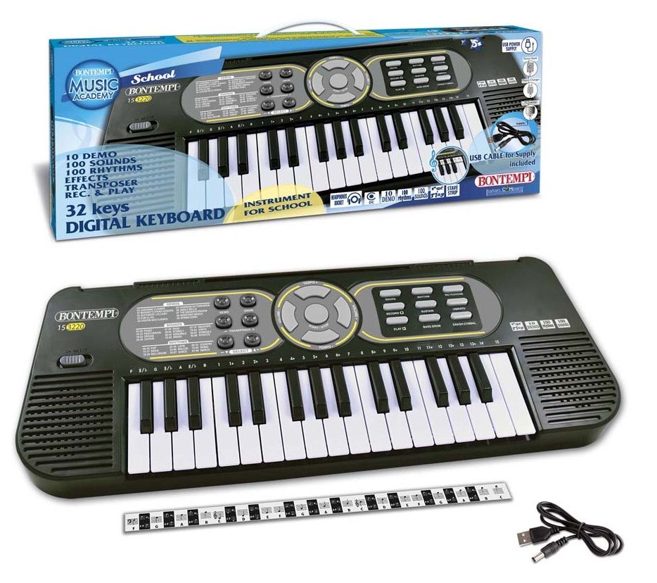 Bontempi Digital Keyboard 32 Midi Keys (FC)