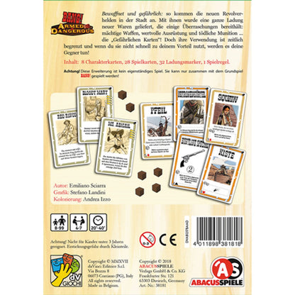 Jeux de boulier BANG! Expansion armée et dangereuse