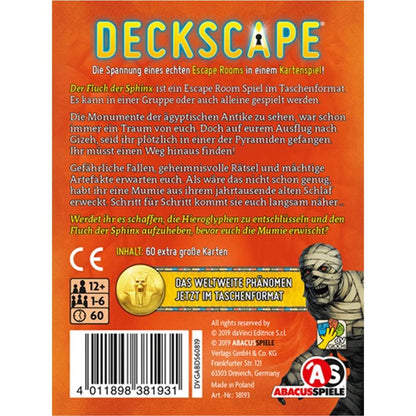 Abacusspiele Deckscape - Der Fluch der Sphinx