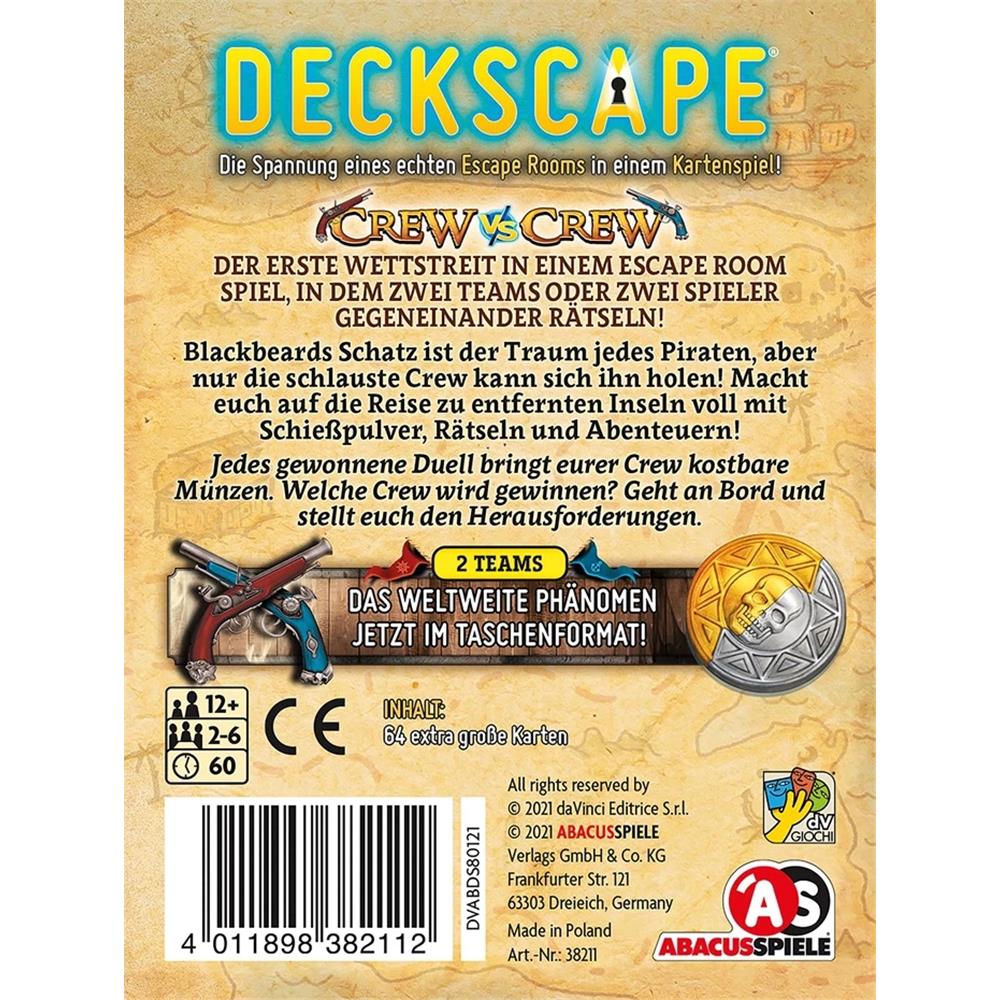 Abacus Deckscape – Crew vs Crew – Die Pirateninsel (d)